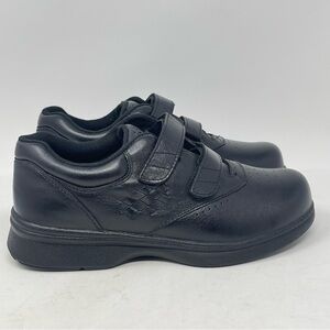 Propet Vista Walker Shoes Womens 8 Wide Black Leather Adjustable Straps Comfort